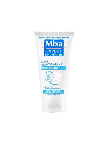 Mixa Expert Peau Sensible - Soin Réhydratant Equilibrant à l'Extrait d'Avoine + Cuivre Régulateur