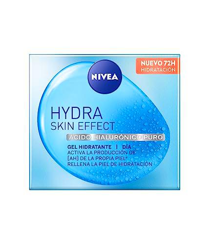 NIVEA Hydra Skin Effect Gel, crema de día con ácido hialurónico puro (50 ml)