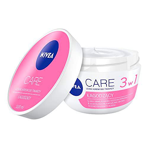 NIVEA Care 5w1 Crema hidratante facial ligera y calmante 100 ml