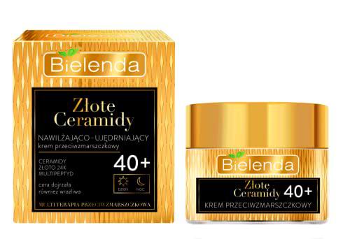 CERAMIDA ORO Hidratante - Crema reafirmante antiarrugas 40 +