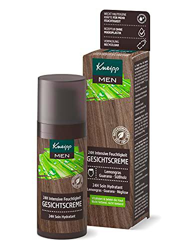 Kneipp Men 24h Crema facial hidratante intensiva, hierba de limón