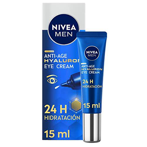 NIVEA MEN Hyaluron Contorno de Ojos Antiedad con Ácido Hialurónico (1 x 15 ml)