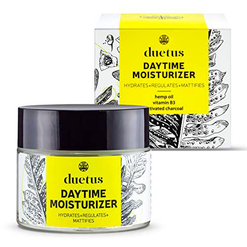 DUETUS Crema de día, cosmética natural vegana, tamaño 50 ml