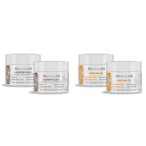 RevitaLAB Day and Night Collagen Anti-Aging Moisturiser Enriched &amp; Day and Night Collagen Anti-Aging Moisturizer