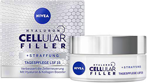 Crema Nivea de ácido hialurónico Cellular Filler, crema diaria antiedad