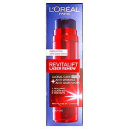 L'Oréal Paris Dermo Expertise Revitalift Laser Renew Global-Care Crema Cuidado de Día, 50 ml ml