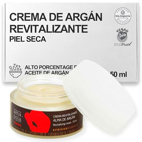 AMAPOLA BIOCOSMETICS Crema Facial Revitalizante con Aceite de Argán (12%)