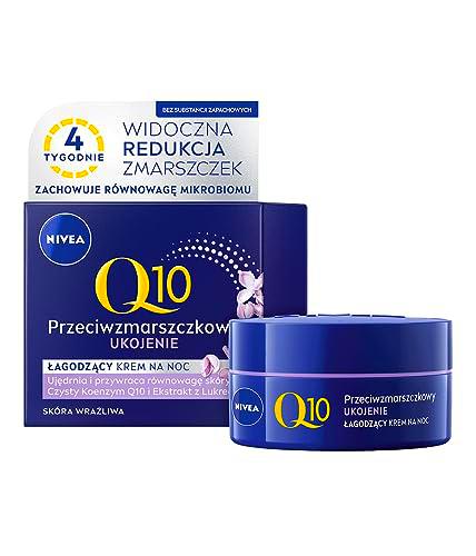 NIVEA Q10 Crema facial calmante antiarrugas para la noche 50 ml