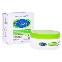 Cetaphil Crema de noche rica con ácido hialurónico, 48 g