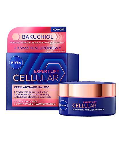 NIVEA HYALURON CELLULAR FILLER + FLEXIBILIDAD RECONSTRUCCIÓN Crema de noche antiarrugas 50 ml