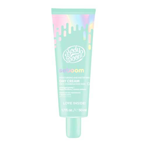 Bielenda Body Boom Seboom Crema de día hidratante y matificante para el rostro, 50 ml