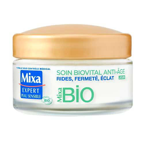 Mixa Expert Peau Sensible Soin Biovital Anti-âge Bio Jour 1 Unité