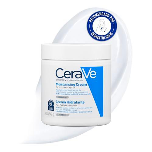 CeraVe Crema Hidratante para Rostro y Cuerpo, Idónea para Piel Seca a Muy Seca