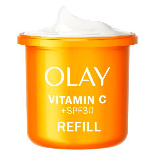 Olay Vitamin C, Crema De Día Hidratante, SPF 30, Para Una Piel Más Luminosa Y Un Tono Más Uniforme