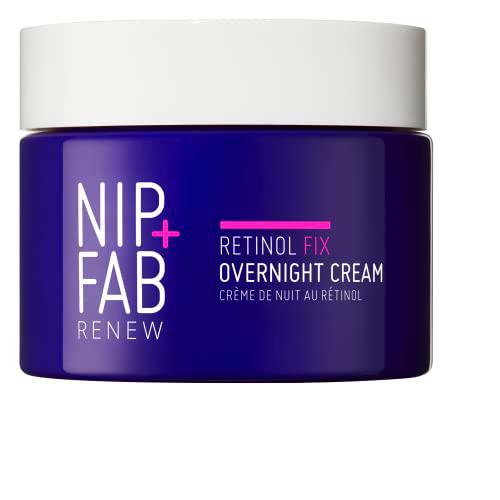 Nip+Fab Retinol Fix 3% Crema de Noche | Fórmula Avanzada Que Mejora La Juventud Para Una Piel Renovada Y Una Reducción De Las Líneas De Expresión | Retinol Puro Encapsulado | Antienvejecimiento