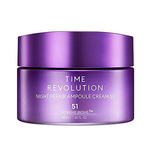 MISSHA - Crema de Ampolla Reparación Nocturna Time Revolution Night Repair 5X | Hidratación Intensiva | Reparación Profunda | Mejora Textura y Elasticidad