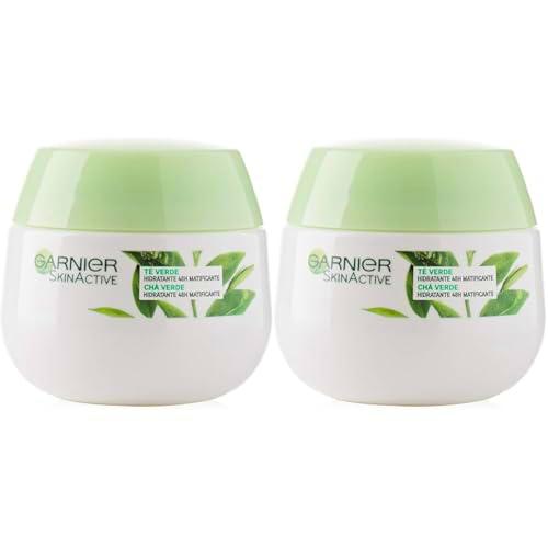 Garnier Skin Active Garnier - Crema Hidratante 24H Hydra-Adapt para pieles mixtas a grasas (Paquete de 2)