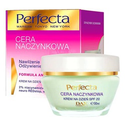 Perfecta Crema facial vascular para reducir las arrugas y calmar