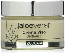 Zuccari - Línea Aloe Vera X2 - Anti Edad Crema Facial 50 Ml ácido hialurónico y Q10